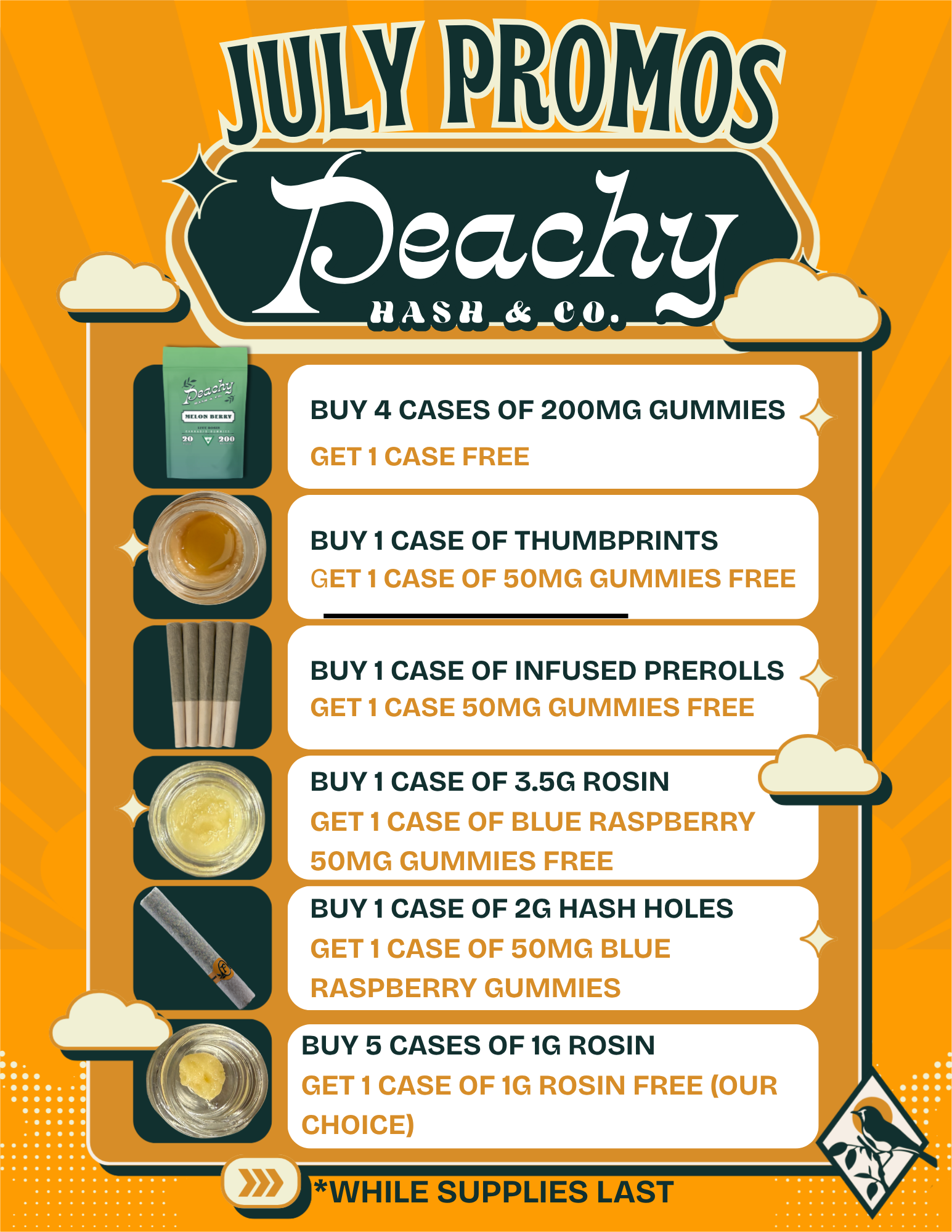 Peachy July Promos Peachy July Promos